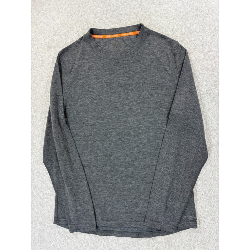 Omni-Wool Long‎ Sleeve Fitted Base Layer Wool/Polyester  Shirt (Men's XL) Gray